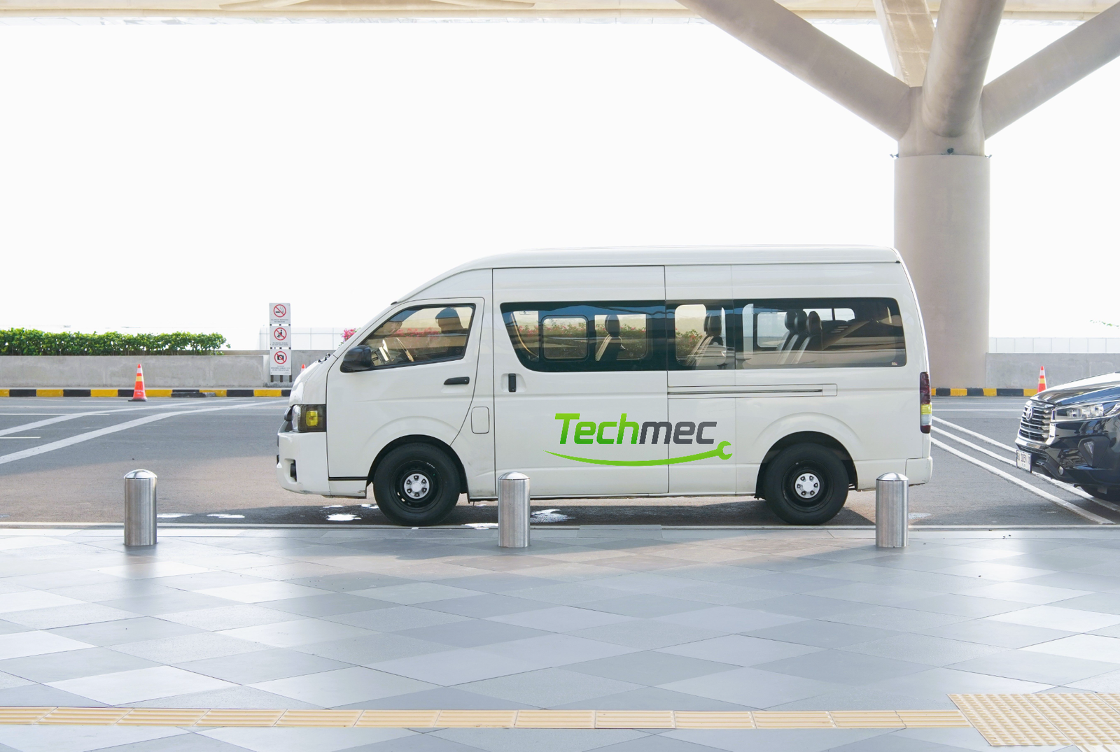 Drop photo: Techmec van or Melbourne service map